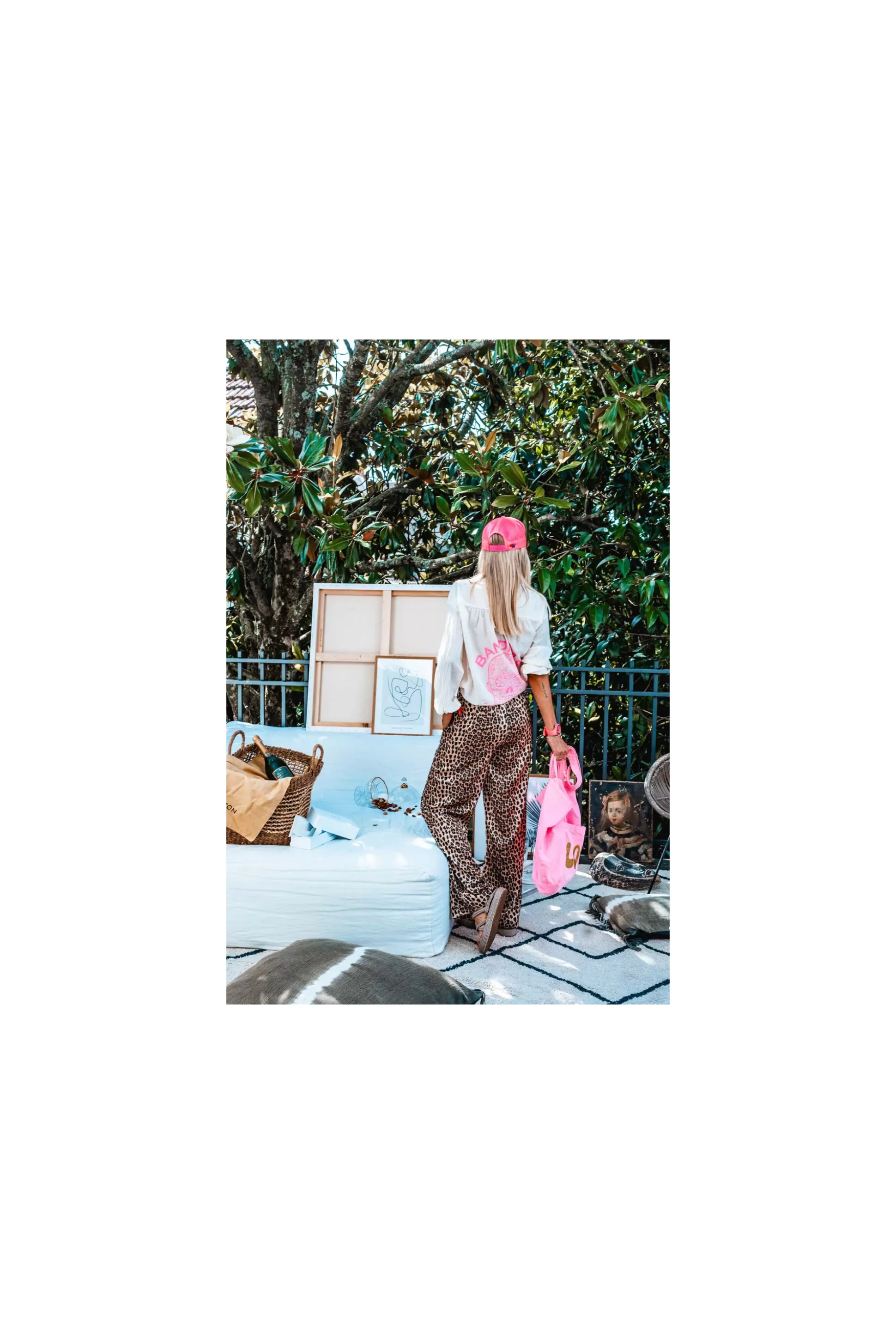 Sale Blouse Banditas Xaca Ecru/ Rose Blouses / Chemises