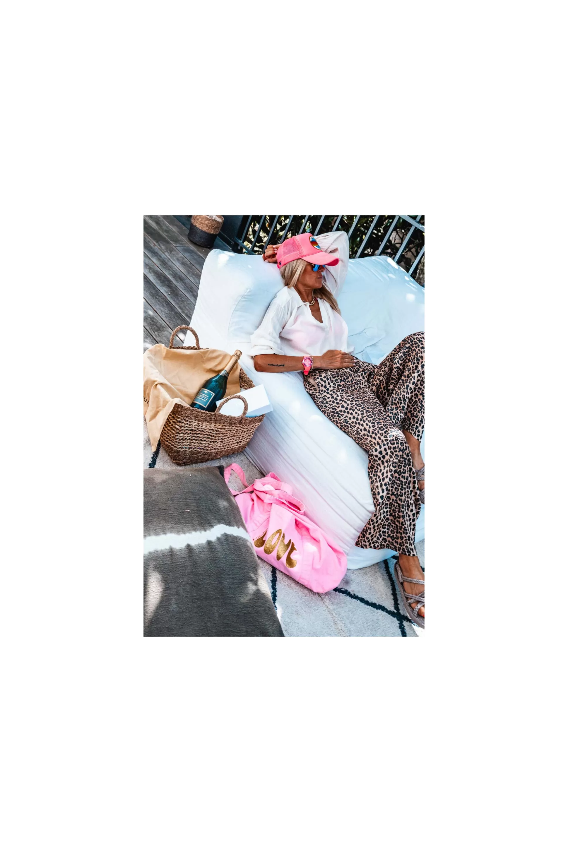 Sale Blouse Banditas Xaca Ecru/ Rose Blouses / Chemises